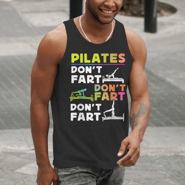 Pilates Instructor Teacher Watercolor Pilates Don't Fart Men Women Kids Men Tank Top, funny gift Pilates Instructor Teacher Watercolor Pilates Don't Fart Men Women Kids Men Tank Top, funny gift