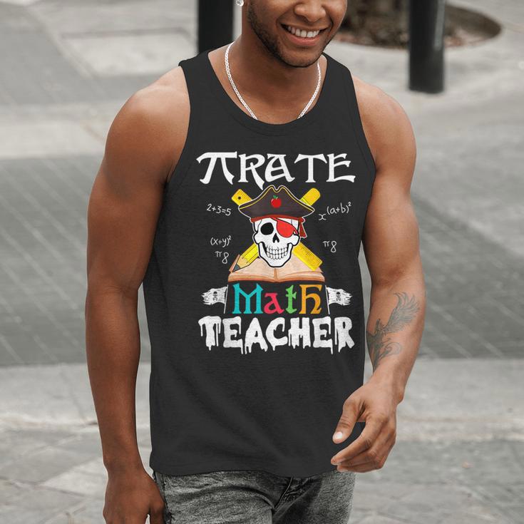 Pirate Math Teacher Skull Pirate Halloween Costume Men Tank Top, funny gift Pirate Math Teacher Skull Pirate Halloween Costume Men Tank Top, funny gift