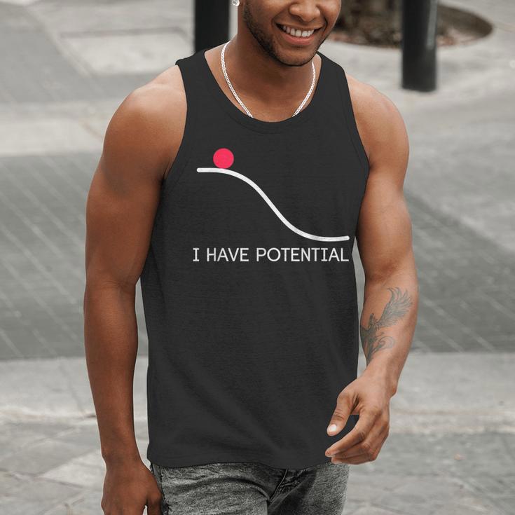I Have Potential Energy Physics Science Teachers Men Tank Top, Science Teacher Tank Tops, funny gift