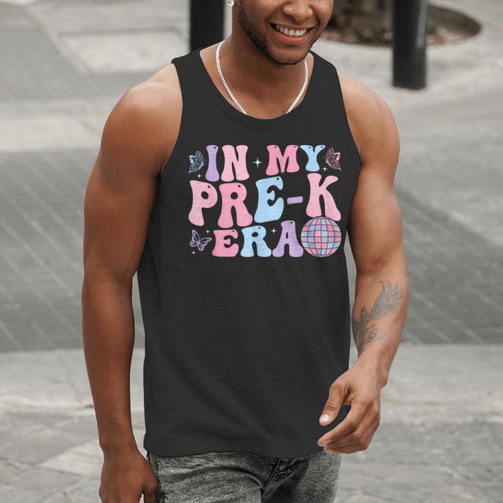 In My Pre K Era Groovy Back To School First Day Teacher Kids Men Tank Top, Groovy Teacher Tank Tops, funny gift In My Pre K Era Groovy Back To School First Day Teacher Kids Men Tank Top, Groovy Teacher Tank Tops, funny gift