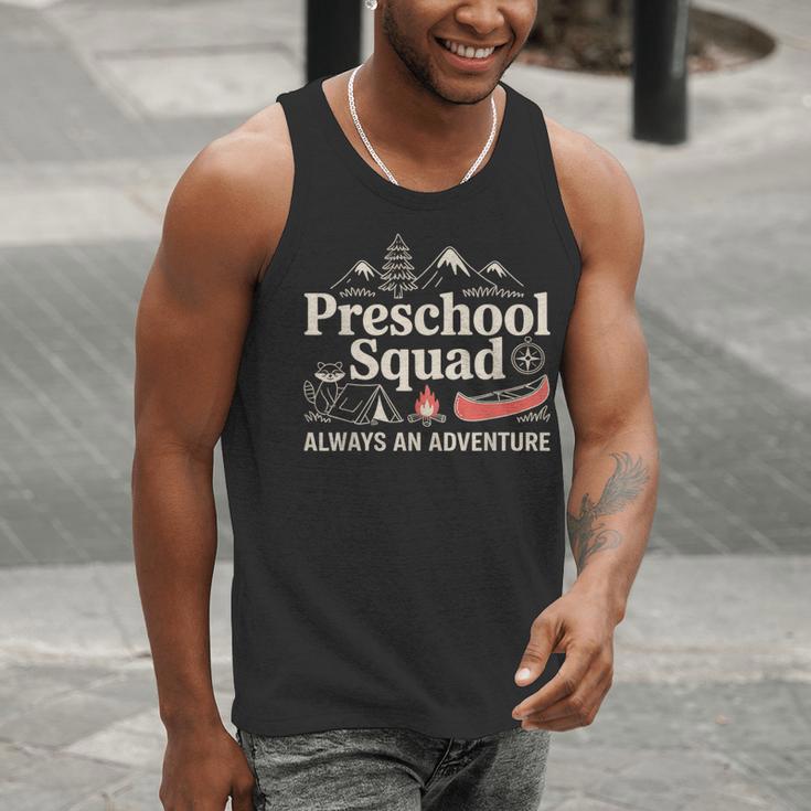 Pre-K Squad Adventure Camping Preschool Teacher Boy Girl Kid Men Tank Top, funny gift Pre-K Squad Adventure Camping Preschool Teacher Boy Girl Kid Men Tank Top, funny gift