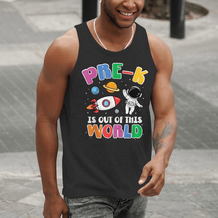 Pre-K Student Teacher Astronaut Space Back To School Men Tank Top, funny gift Pre-K Student Teacher Astronaut Space Back To School Men Tank Top, funny gift