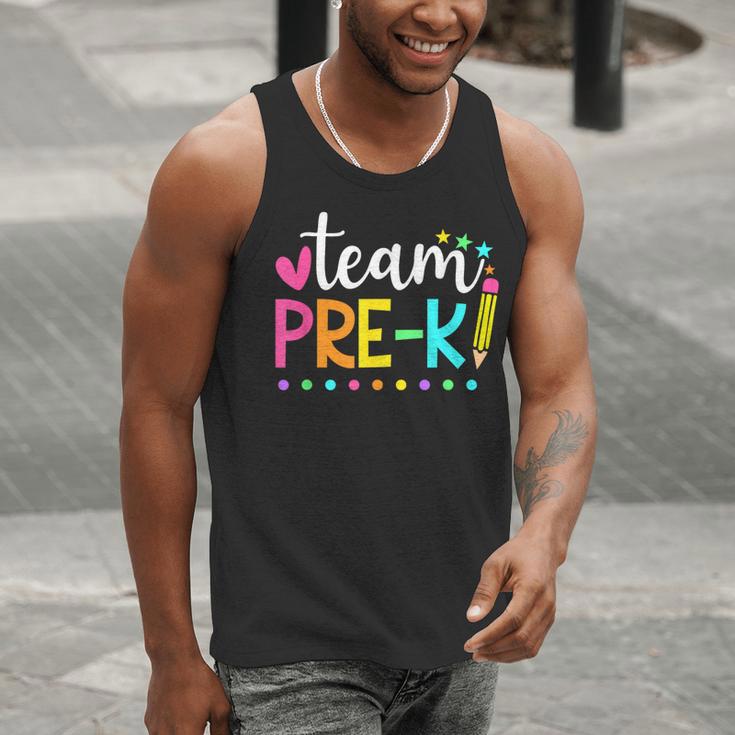 Pre-k Team Pencil Teacher Student Back To School Girls Men Tank Top, funny gift Pre-k Team Pencil Teacher Student Back To School Girls Men Tank Top, funny gift