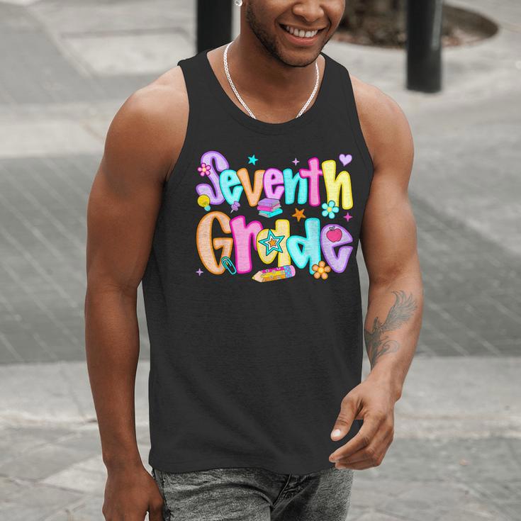 Preppy Seventh Grade Back To School 7th Grade Teachers Girls Men Tank Top, funny gift Preppy Seventh Grade Back To School 7th Grade Teachers Girls Men Tank Top, funny gift