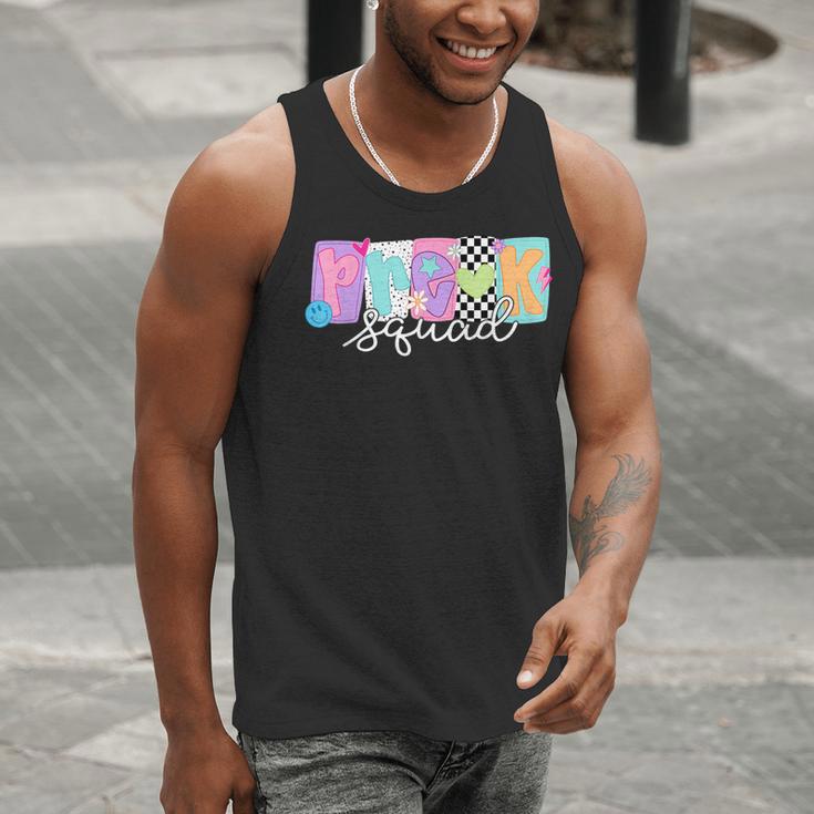 Preschool Squad Team Pre-K Crew Back To School Teacher Men Tank Top, funny gift