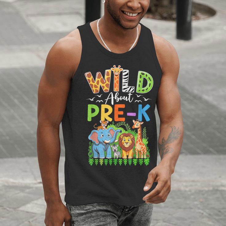 Preschool Teacher Kids Back To School Wild About Pre-K Men Tank Top, funny gift Preschool Teacher Kids Back To School Wild About Pre-K Men Tank Top, funny gift