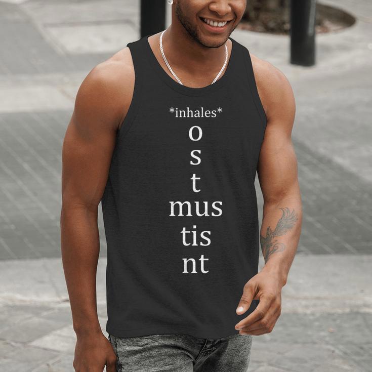 Present Active Conjugation Latin Teacher Latin Language Men Tank Top, funny gift