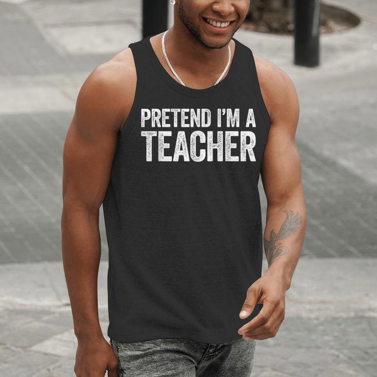 Pretend I'm A Teacher Shirt Adult Kids Men Women Costume Men Tank Top, funny gift Pretend I'm A Teacher Shirt Adult Kids Men Women Costume Men Tank Top, funny gift