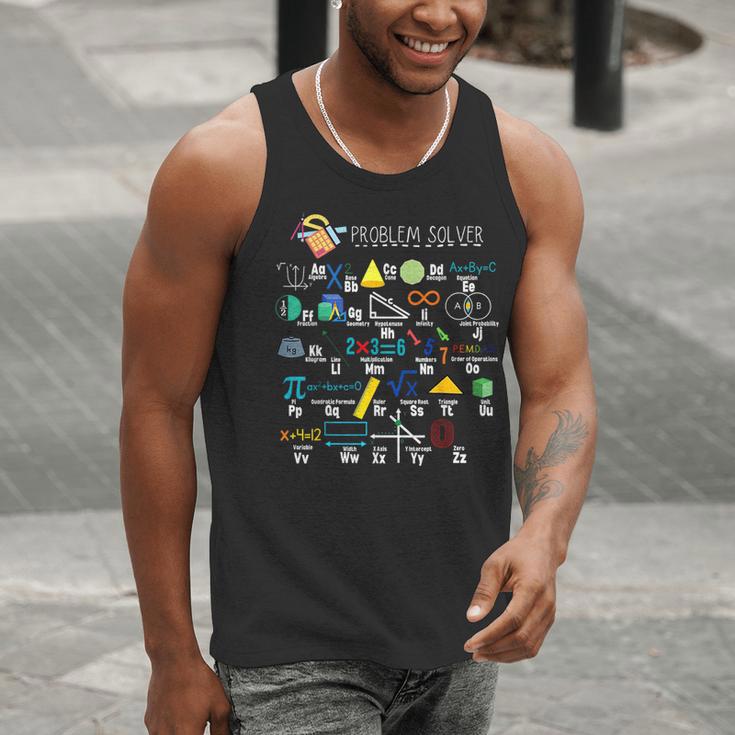Problem Solver Math Alphabet ABC Teacher Students Men Tank Top, funny gift