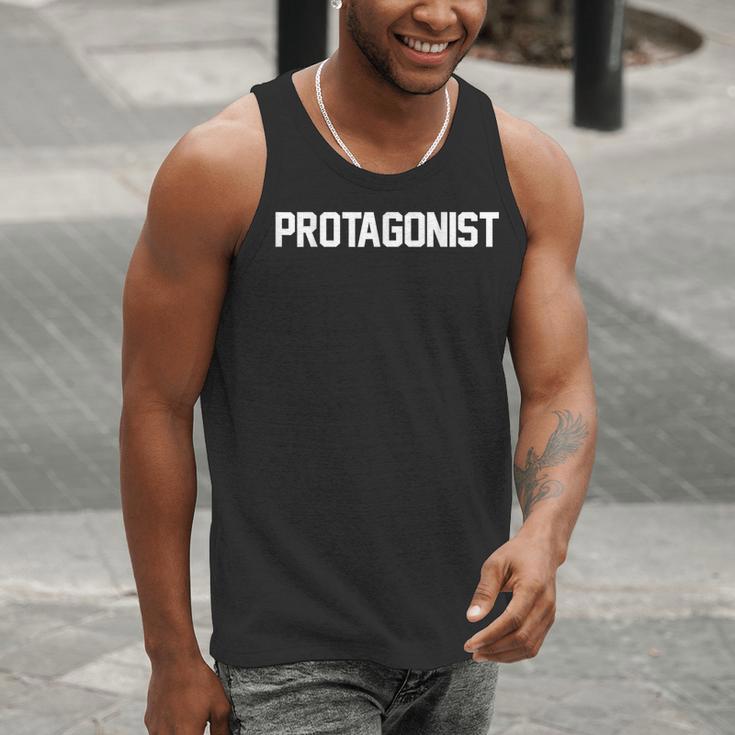 Protagonist English Literature Teacher Costume T Shirt Men Tank Top, English Teacher Tank Tops, funny gift Protagonist English Literature Teacher Costume T Shirt Men Tank Top, English Teacher Tank Tops, funny gift