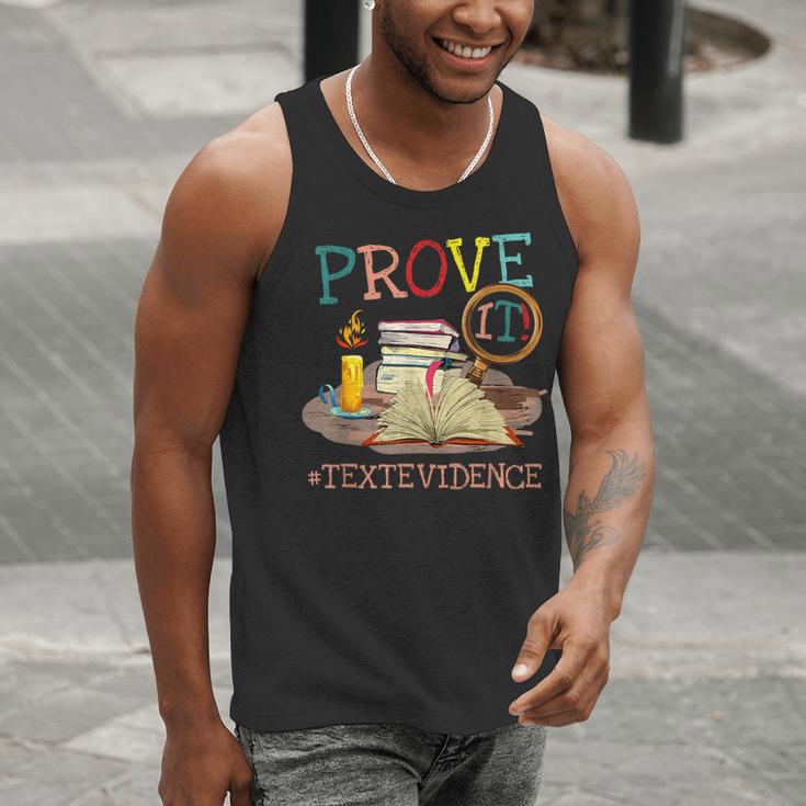 Prove It Text Evidence English Teacher Reading Teacher Men Tank Top, English Teacher Tank Tops, funny gift Prove It Text Evidence English Teacher Reading Teacher Men Tank Top, English Teacher Tank Tops, funny gift