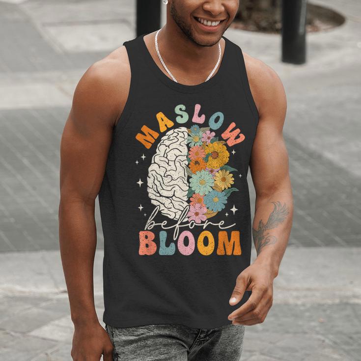 Psychologist Maslow Before Bloom Sped Teacher Classroom Men Tank Top, funny gift Psychologist Maslow Before Bloom Sped Teacher Classroom Men Tank Top, funny gift