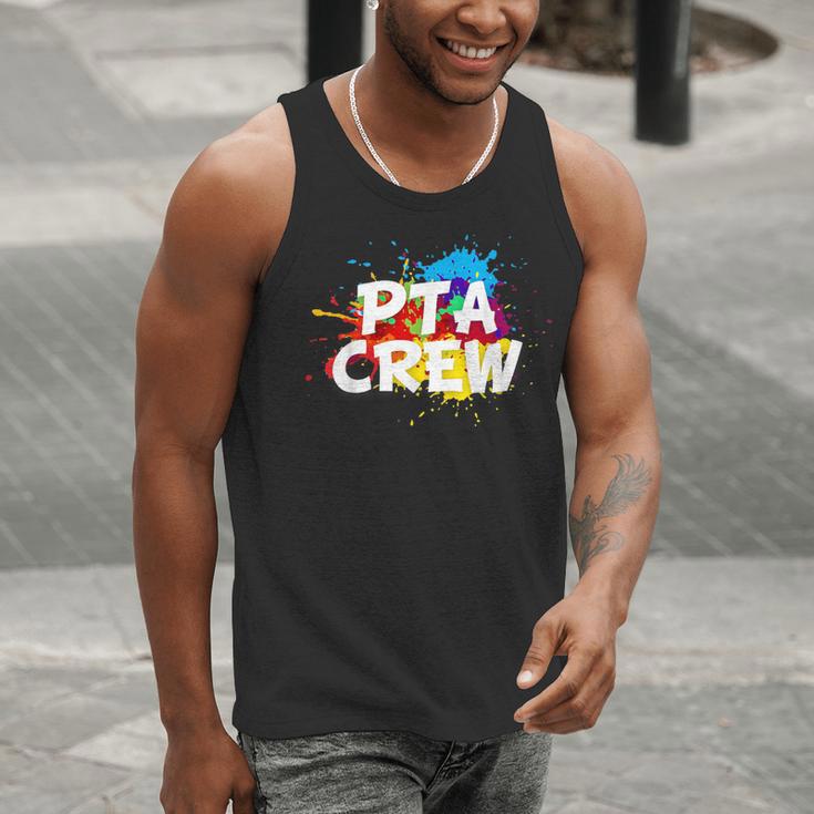 PTA Crew Back To School Volunteer Board Mom Parent Teacher Men Tank Top, funny gift