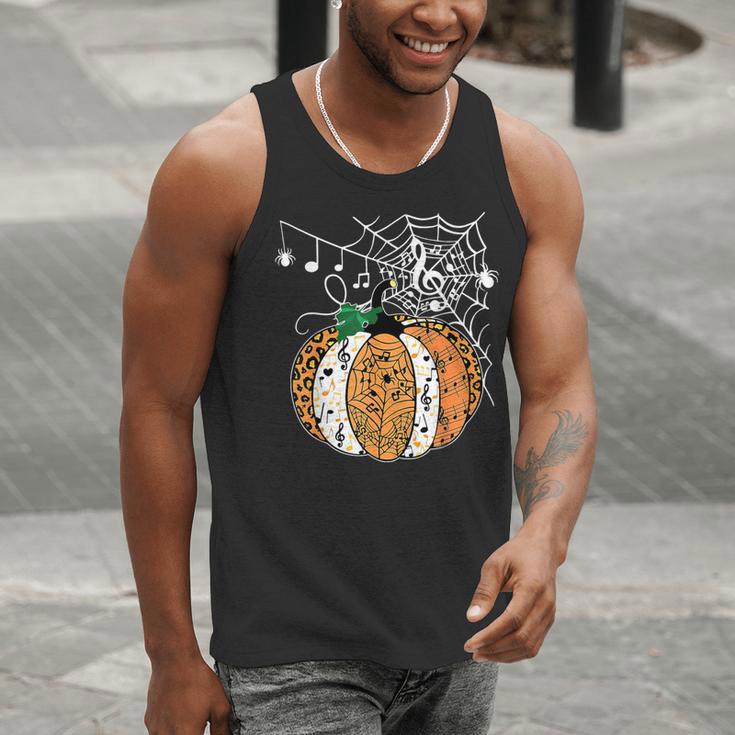 Pumpkin Music Teacher Halloween Fall Music Notes Autumn Men Tank Top, funny gift Pumpkin Music Teacher Halloween Fall Music Notes Autumn Men Tank Top, funny gift