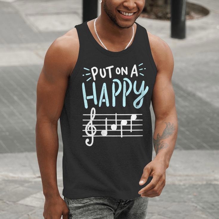 Put On A Happy Face Music Music Teacher Men Tank Top, funny gift Put On A Happy Face Music Music Teacher Men Tank Top, funny gift