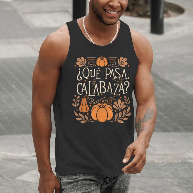 Que Pasa Calabaza Shirt Spanish Teacher Men Tank Top, funny gift