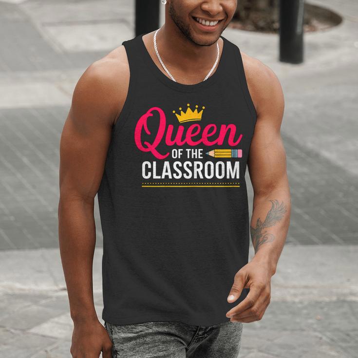 Queen Of The Classroom Teacher Men Tank Top, funny gift