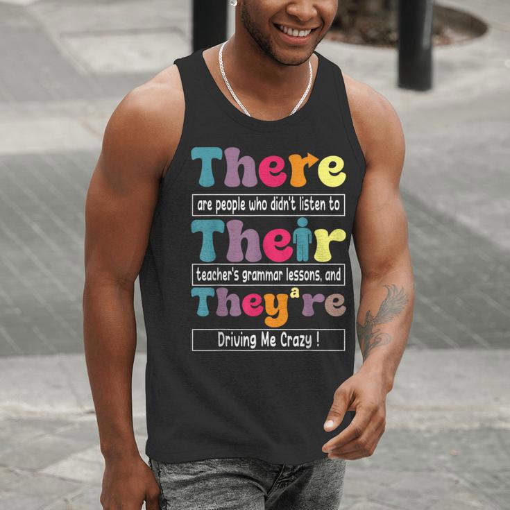 There Their They'Re English Teacher Grammar Memes Men Tank Top, English Teacher Tank Tops, funny gift There Their They'Re English Teacher Grammar Memes Men Tank Top, English Teacher Tank Tops, funny gift