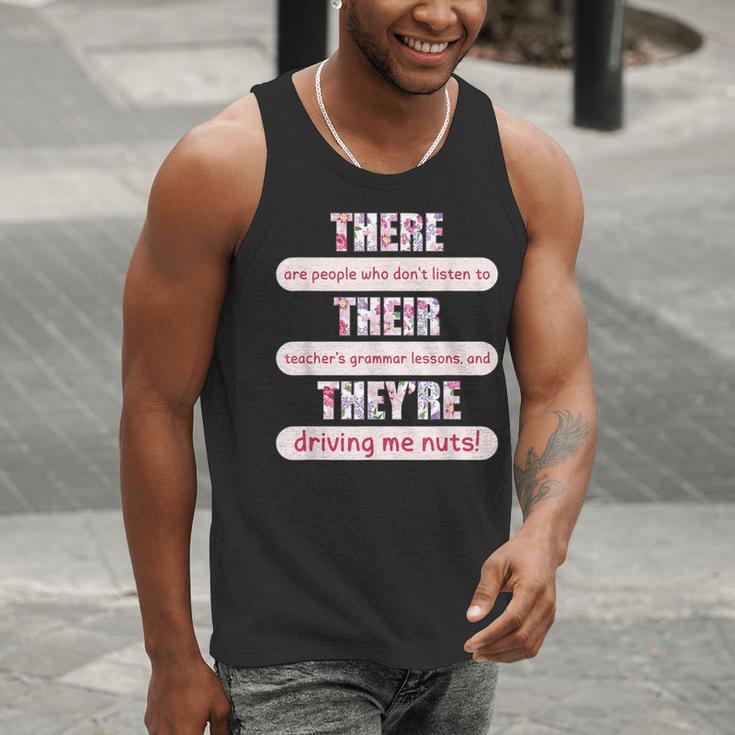 There Their They'Re Teacher English Grammar Police Men Tank Top, English Teacher Tank Tops, funny gift There Their They'Re Teacher English Grammar Police Men Tank Top, English Teacher Tank Tops, funny gift