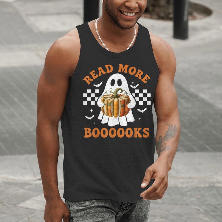 Read More Books Halloween Retro Pumpkin Reading Fall Teacher Men Tank Top, funny gift Read More Books Halloween Retro Pumpkin Reading Fall Teacher Men Tank Top, funny gift