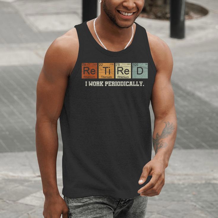 Retired Chemistry Teacher Science Retirement Chemistry Men Tank Top, Science Teacher Tank Tops, funny gift