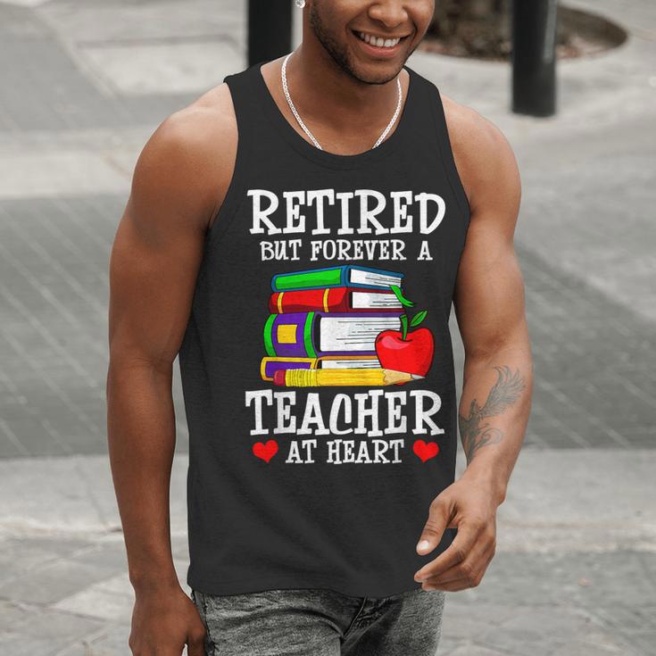 Retired But Forever a Teacher At Heart Teacher Retirement Men Tank Top, funny gift Retired But Forever a Teacher At Heart Teacher Retirement Men Tank Top, funny gift