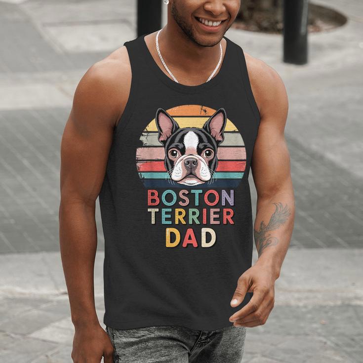 Retro Boston Terrier Dad Men Tank Top, Boston Terrier Dad Tank Tops, funny gift