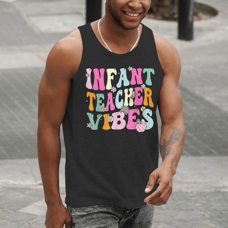 Retro Infant Teacher Vibes Women Daycare Teacher Men Tank Top, funny gift Retro Infant Teacher Vibes Women Daycare Teacher Men Tank Top, funny gift
