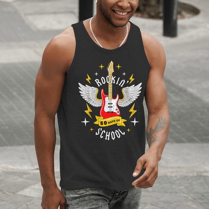 Rockin 50 Days Of School 50th Day Of School Teacher Student Men Women Girls Kids Men Tank Top, funny gift