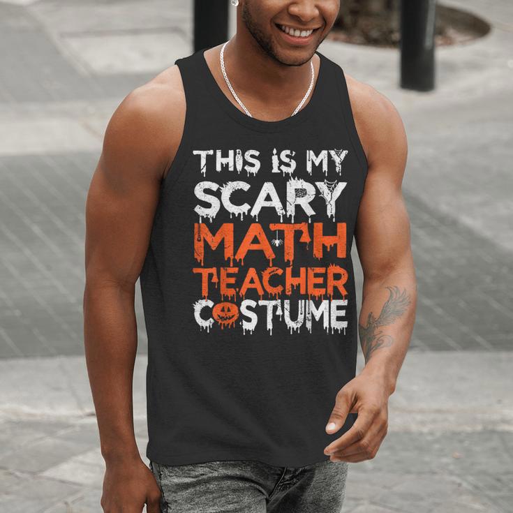 This Is My Scary Math Teacher Costume For Halloween Men Tank Top, funny gift