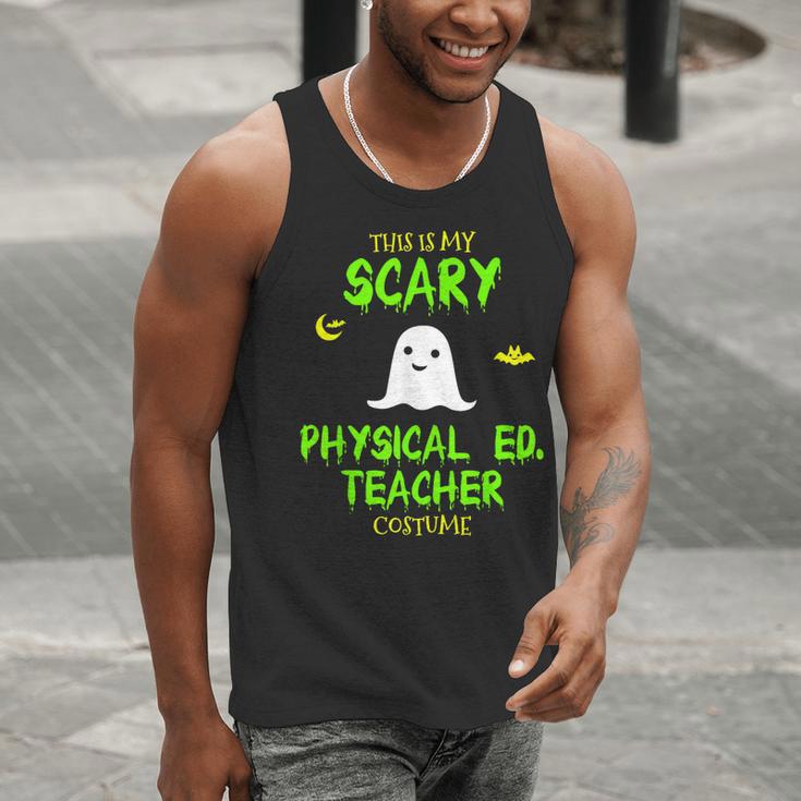 Scary Physical Education Ed Teacher Costume Halloween Easy Men Tank Top, funny gift Scary Physical Education Ed Teacher Costume Halloween Easy Men Tank Top, funny gift
