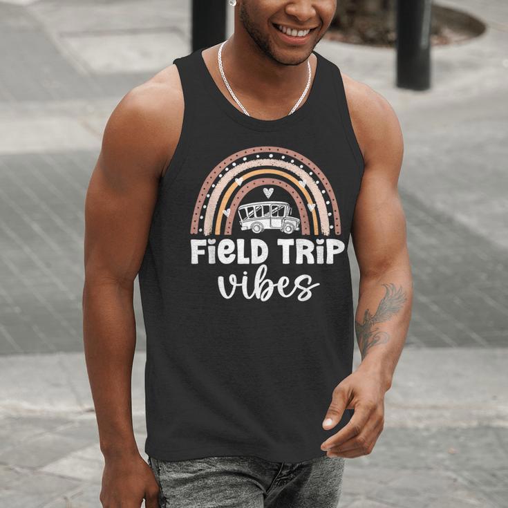 School Bus Trip Vibes Students Teachers Students Field Trip Men Tank Top, funny gift School Bus Trip Vibes Students Teachers Students Field Trip Men Tank Top, funny gift