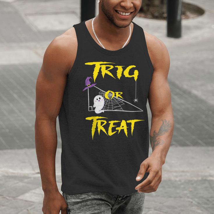 School Math Teacher Halloween 2022 Trig Or Treat Shirt Men Tank Top, funny gift School Math Teacher Halloween 2022 Trig Or Treat Shirt Men Tank Top, funny gift