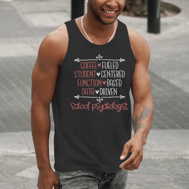 School Psychologist Coffee Student Teacher Psychology Men Women Men Tank Top, funny gift