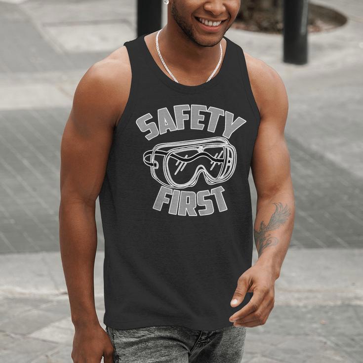Science Teacher Shirt Safety First STEM STEAM Shirt Men Tank Top, Science Teacher Tank Tops, funny gift