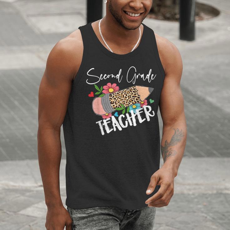 Second Grade Teacher Leopard Pencil 2nd Grade Women Teacher Men Tank Top, 2nd Grade Teacher Tank Tops, funny gift Second Grade Teacher Leopard Pencil 2nd Grade Women Teacher Men Tank Top, 2nd Grade Teacher Tank Tops, funny gift
