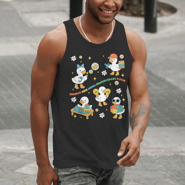 Silly Goose Behavior Analyst RBT ABA Therapy SPED Teacher Men Tank Top, funny gift