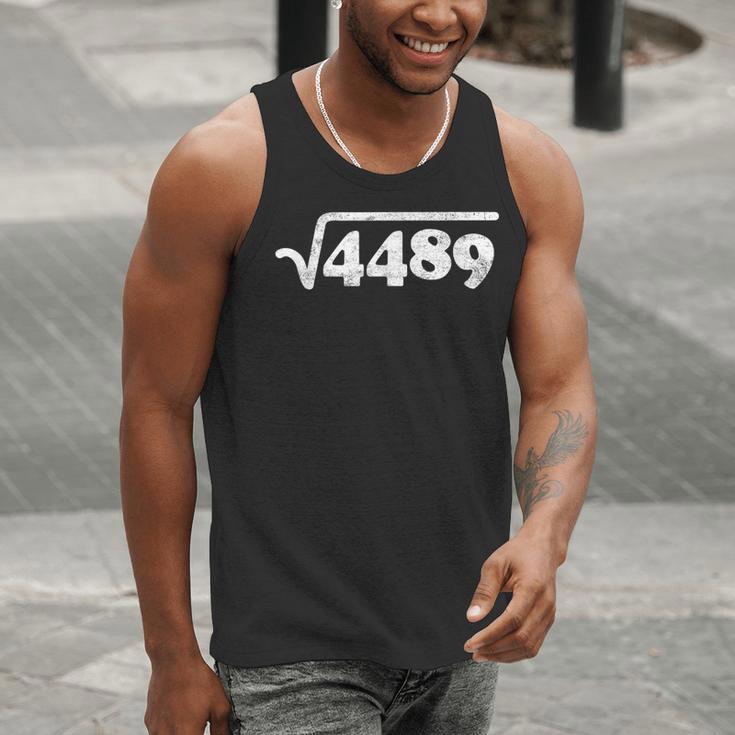Sixty Seven 67 Meme Square Root 4489 Slang Math Teacher Men Tank Top, funny gift Sixty Seven 67 Meme Square Root 4489 Slang Math Teacher Men Tank Top, funny gift