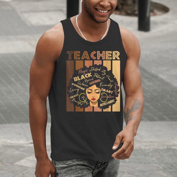 Smart Teacher Afro Girl Melanin African American Wowen Men Tank Top, funny gift
