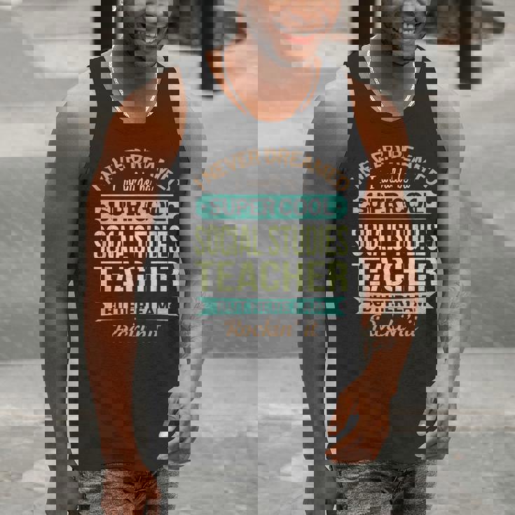 Social Studies Teacher Appreciation Men Women Men Tank Top, funny gift