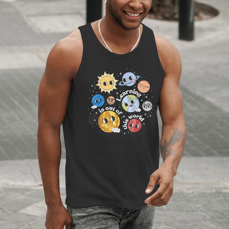 Solar System Learning Is Out Of This World Science Teacher Men Tank Top, Science Teacher Tank Tops, funny gift Solar System Learning Is Out Of This World Science Teacher Men Tank Top, Science Teacher Tank Tops, funny gift