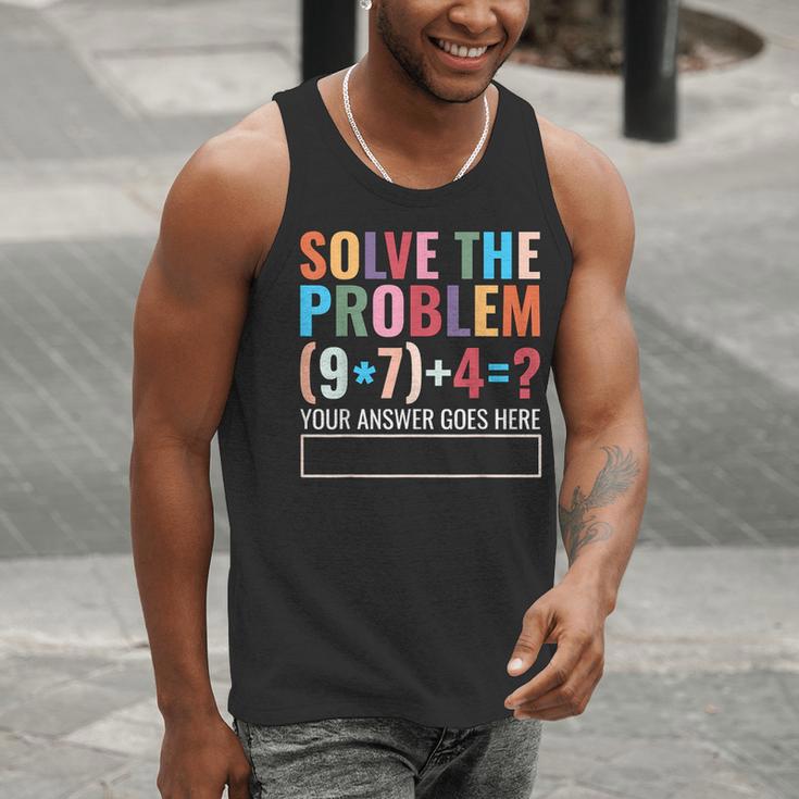 Solve The Problem 67 Six Seven Math Teacher School Men Tank Top, funny gift Solve The Problem 67 Six Seven Math Teacher School Men Tank Top, funny gift