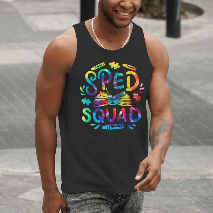 Special Education Teacher Sped Squad SPED Teacher Tie Dye Men Tank Top, funny gift Special Education Teacher Sped Squad SPED Teacher Tie Dye Men Tank Top, funny gift