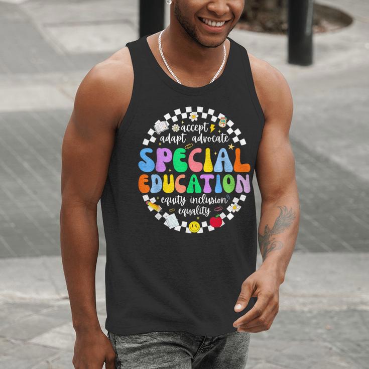 Special Education Teacher SPED Squad Team Kids Men Groovy Men Tank Top, Groovy Teacher Tank Tops, funny gift Special Education Teacher SPED Squad Team Kids Men Groovy Men Tank Top, Groovy Teacher Tank Tops, funny gift