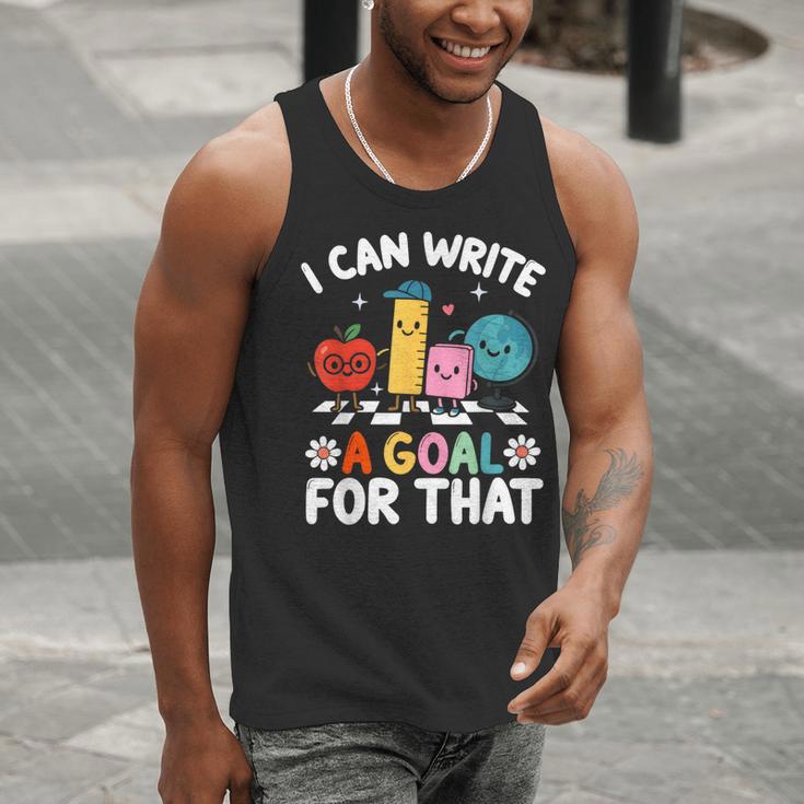 Special Education i Can Write a Goal For That Sped Teacher Men Tank Top, funny gift Special Education i Can Write a Goal For That Sped Teacher Men Tank Top, funny gift
