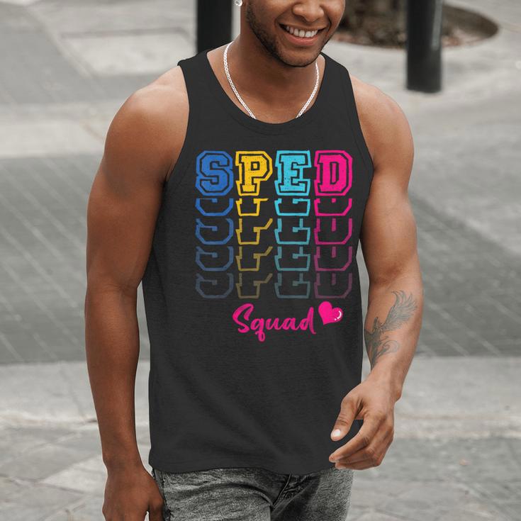 SPED Squad Proud Special Education Para Teacher Colorful Men Tank Top, funny gift