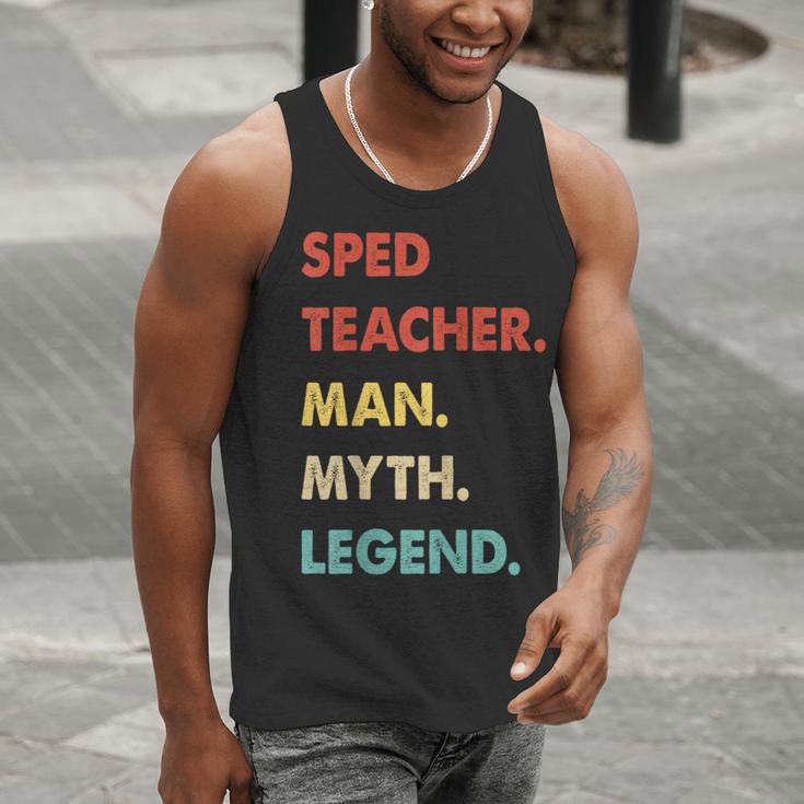 Sped Teacher Man Myth Legend Men Tank Top, funny gift Sped Teacher Man Myth Legend Men Tank Top, funny gift