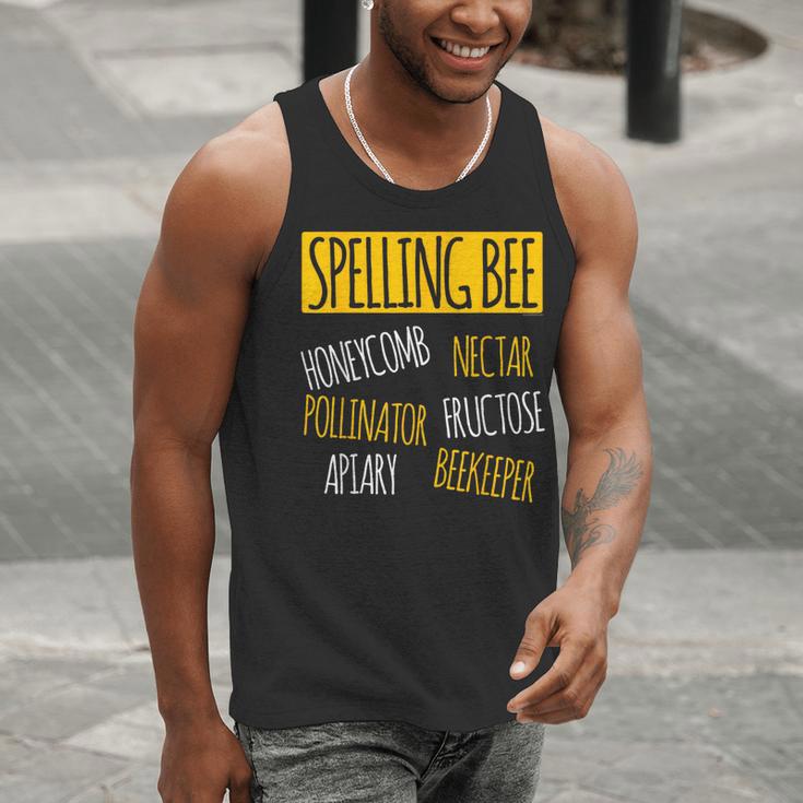 Spelling Bee Halloween Pun Costume Beekeeper Teacher Men Tank Top, funny gift