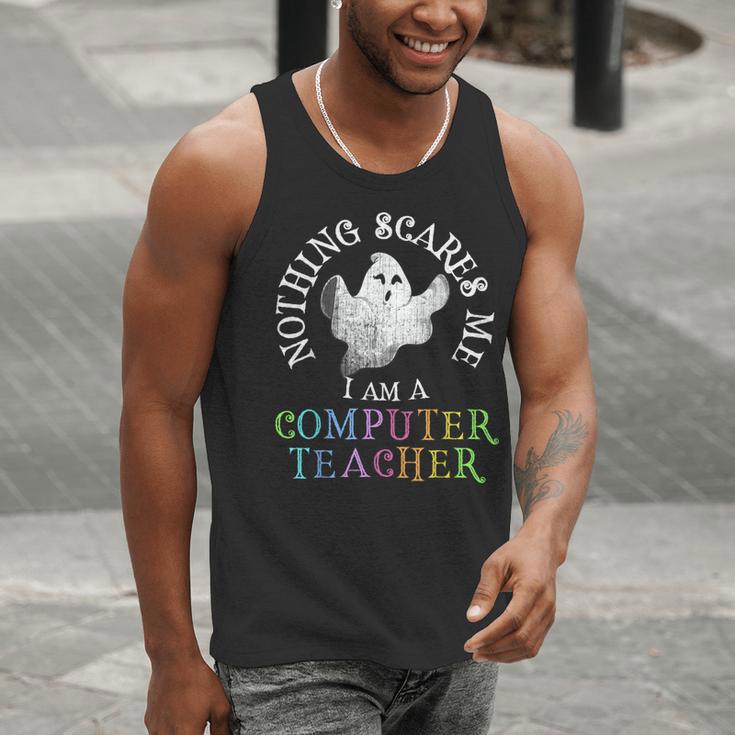 This Is My Spooky COMPUTER TEACHER Costume Don't Scare Me Men Tank Top, funny gift This Is My Spooky COMPUTER TEACHER Costume Don't Scare Me Men Tank Top, funny gift