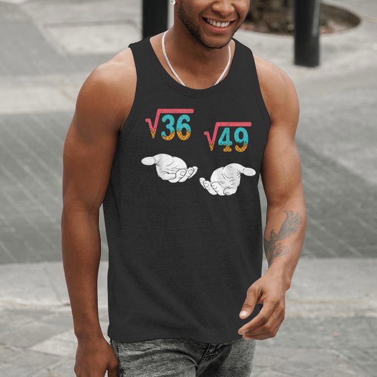 Square Root 36 49 Meme 67 Ice Cream Drip Math Teacher Tee Men Tank Top, funny gift Square Root 36 49 Meme 67 Ice Cream Drip Math Teacher Tee Men Tank Top, funny gift